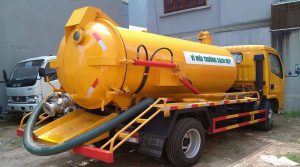 Hút bể phốt tại xã Đức Thượng